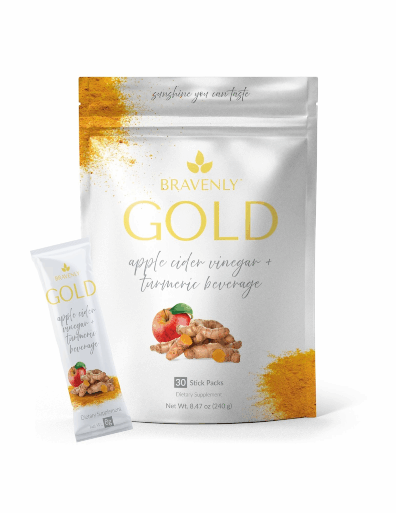 Bravenly GOLD was formulated to support gut health, a strong immune system, and radiant skin.